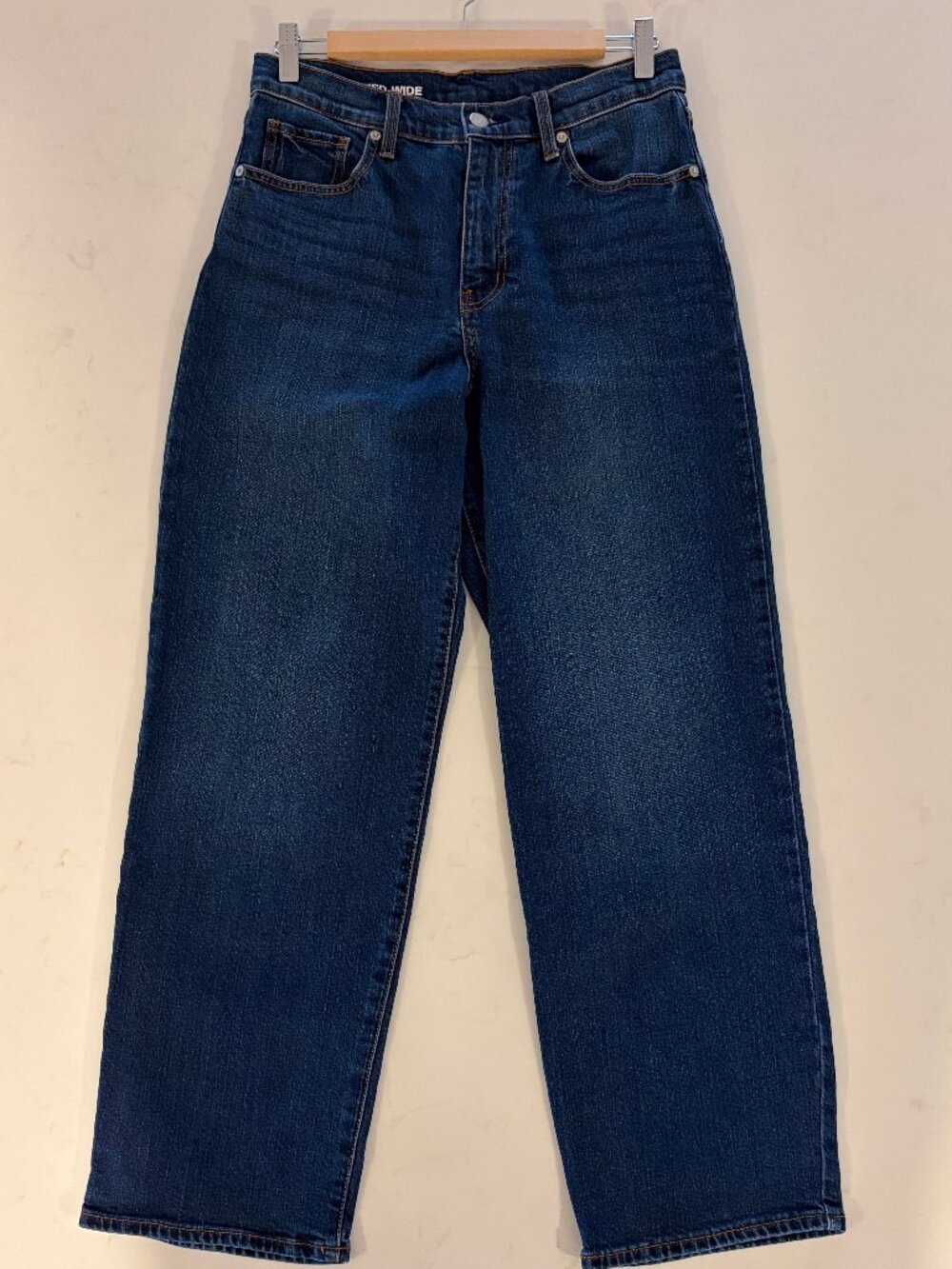 MUJI Mid Rise Relaxed Wide Jeans